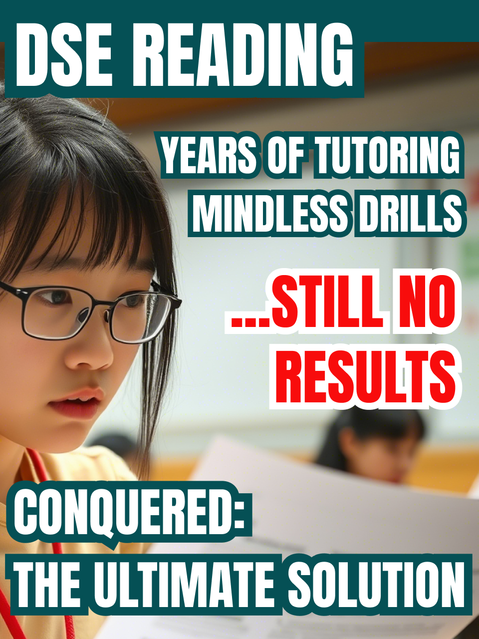 DSE Reading | Years of tutoring, still no results