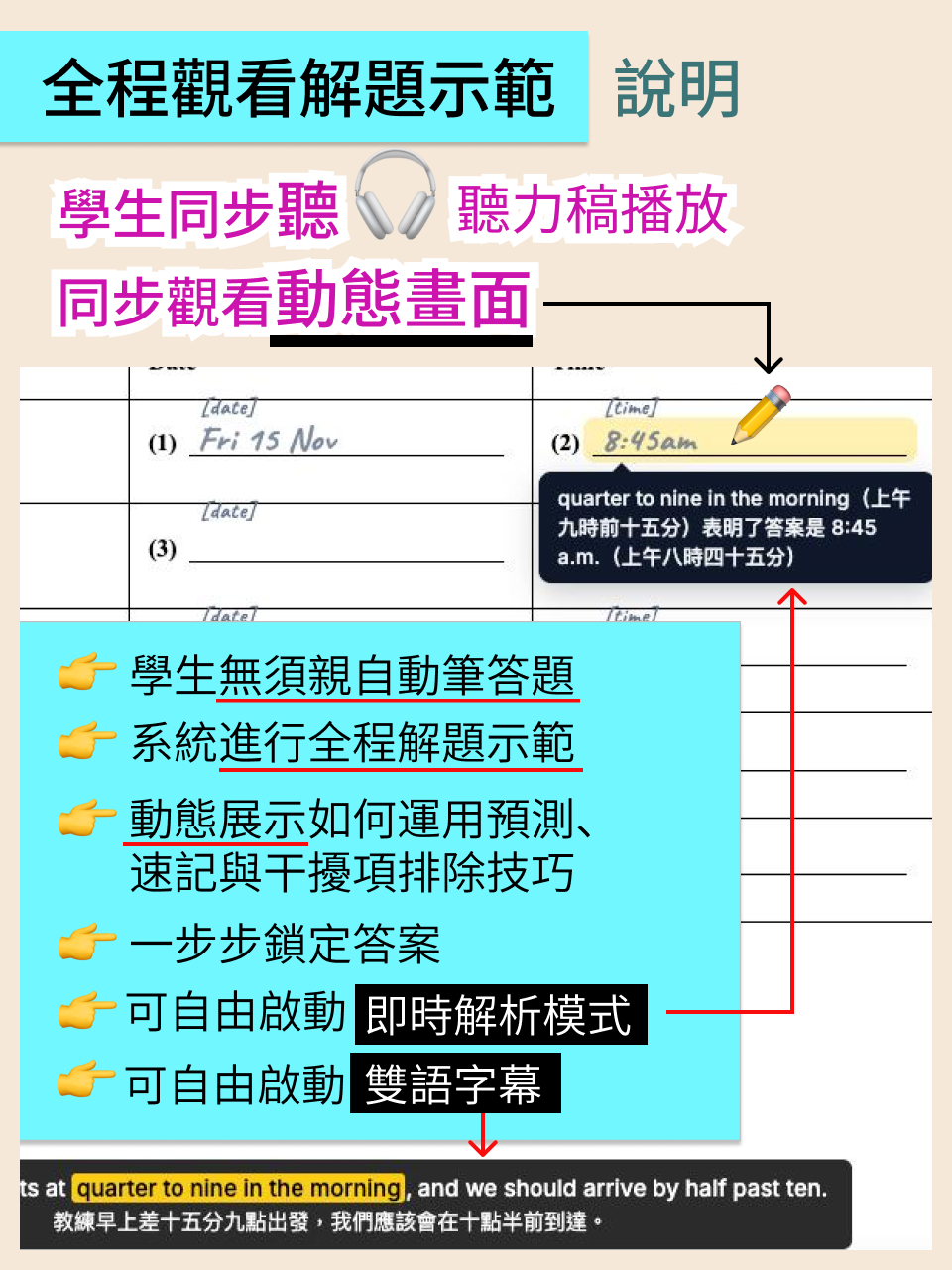 DSE 英語聽力 A 部 · 研究報告（2/2）｜突破篇 — 15/18